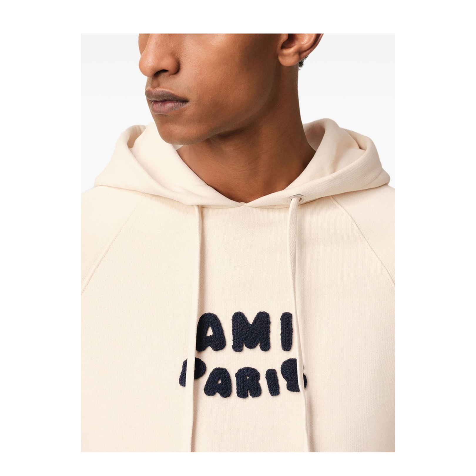 Logo Hooded Sweatshirt In Beige