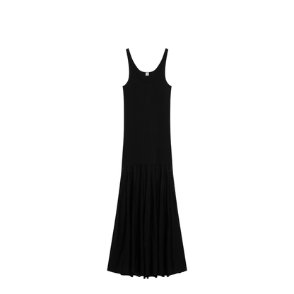 MAYFEYR - Toteme - Black Long Dress In Viscose Knit - 251-WRD0180YA0138001