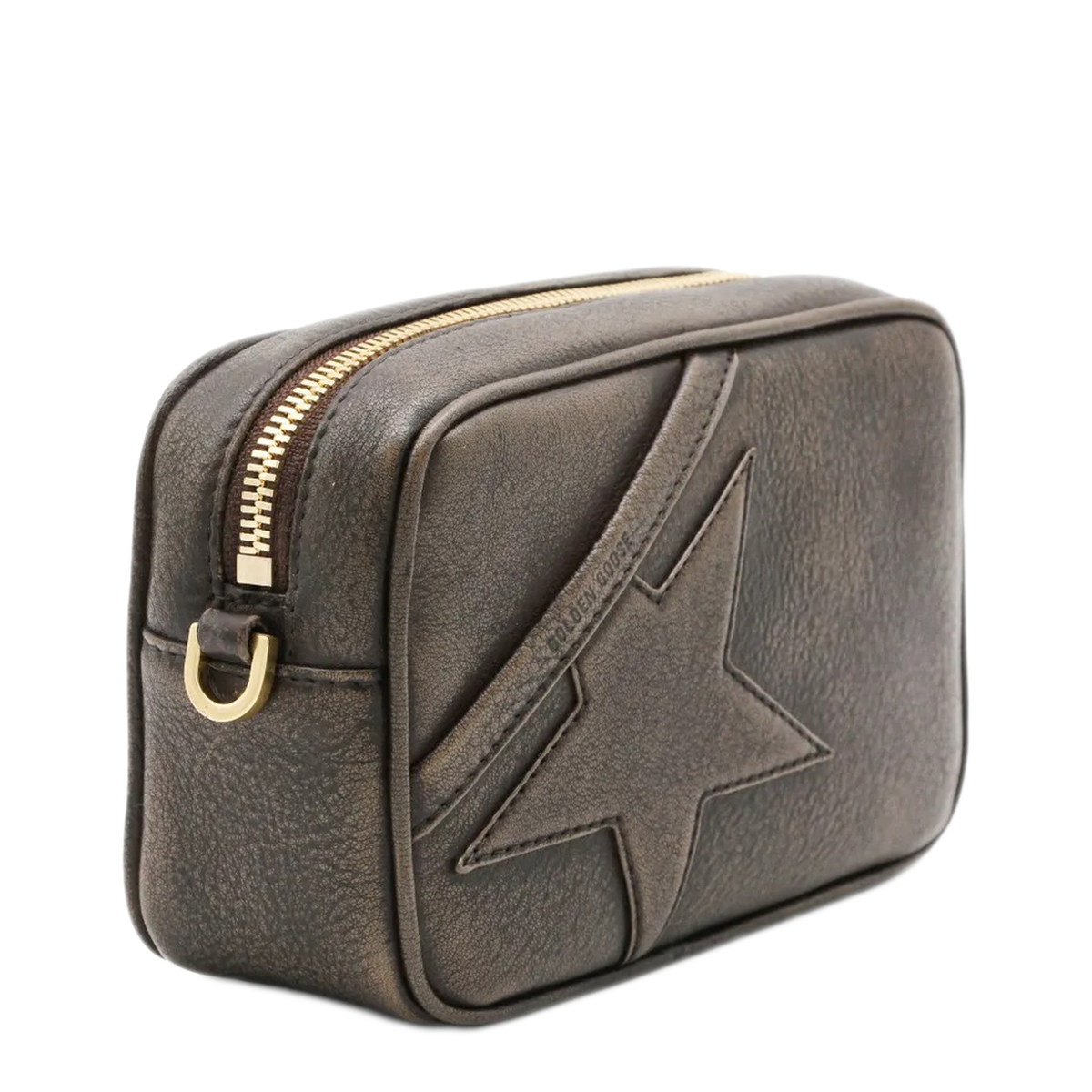Mini Star Small Calf Leather Shoulder Bag - Dark Brown