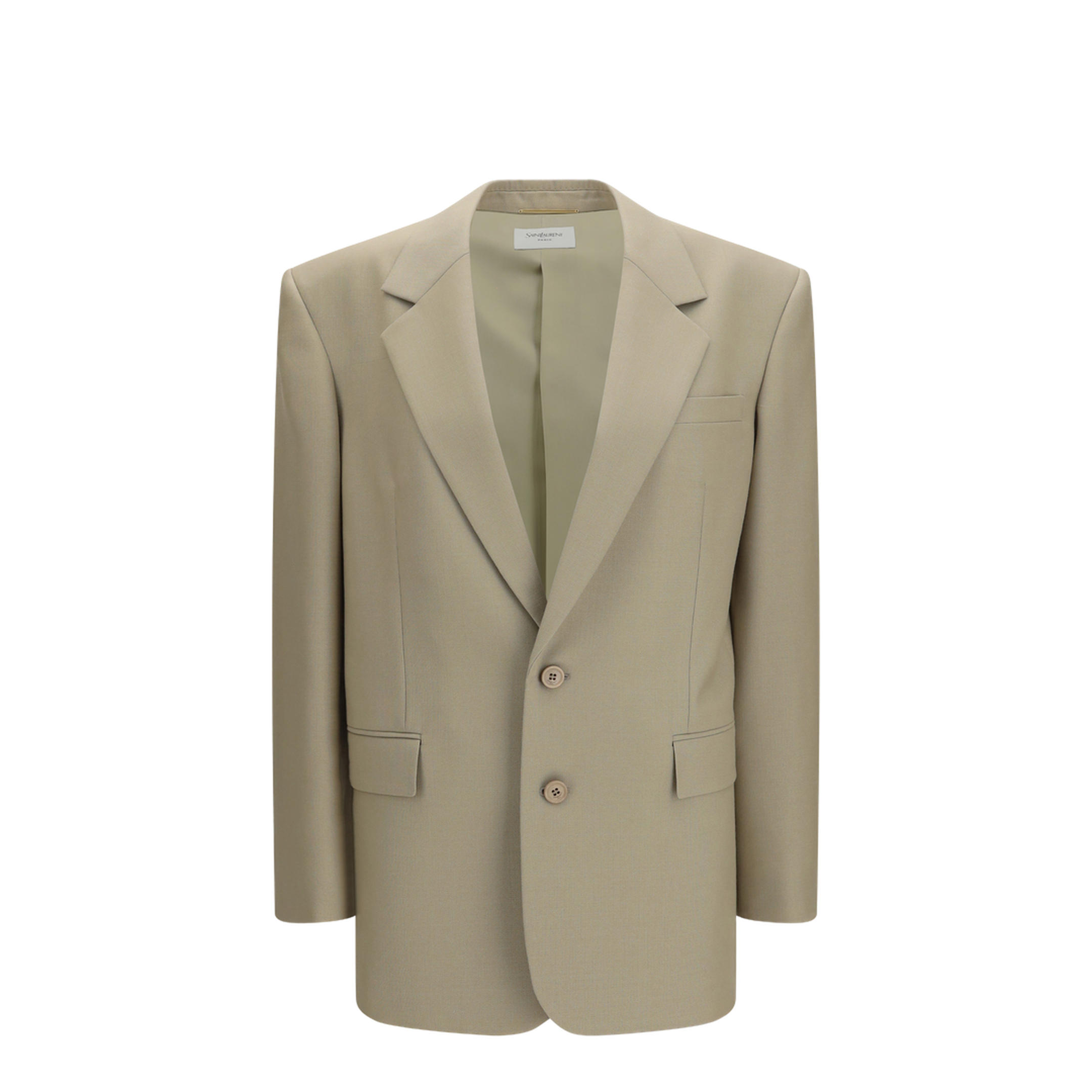 MAYFEYR - Saint Laurent - Single-Breasted Jacket In Wool And Silk - 858458Y7K11