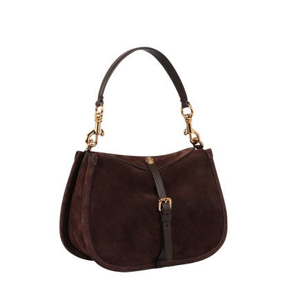 Suede Shoulder Bag
