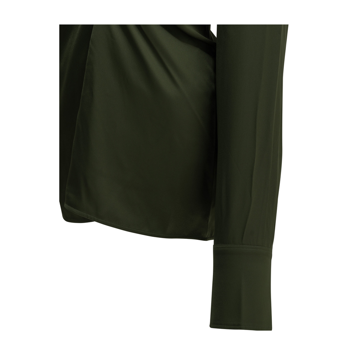 MAYFEYR - Toteme - Slouch Blouse - 254WRT0618FB0020136DARKGREEN