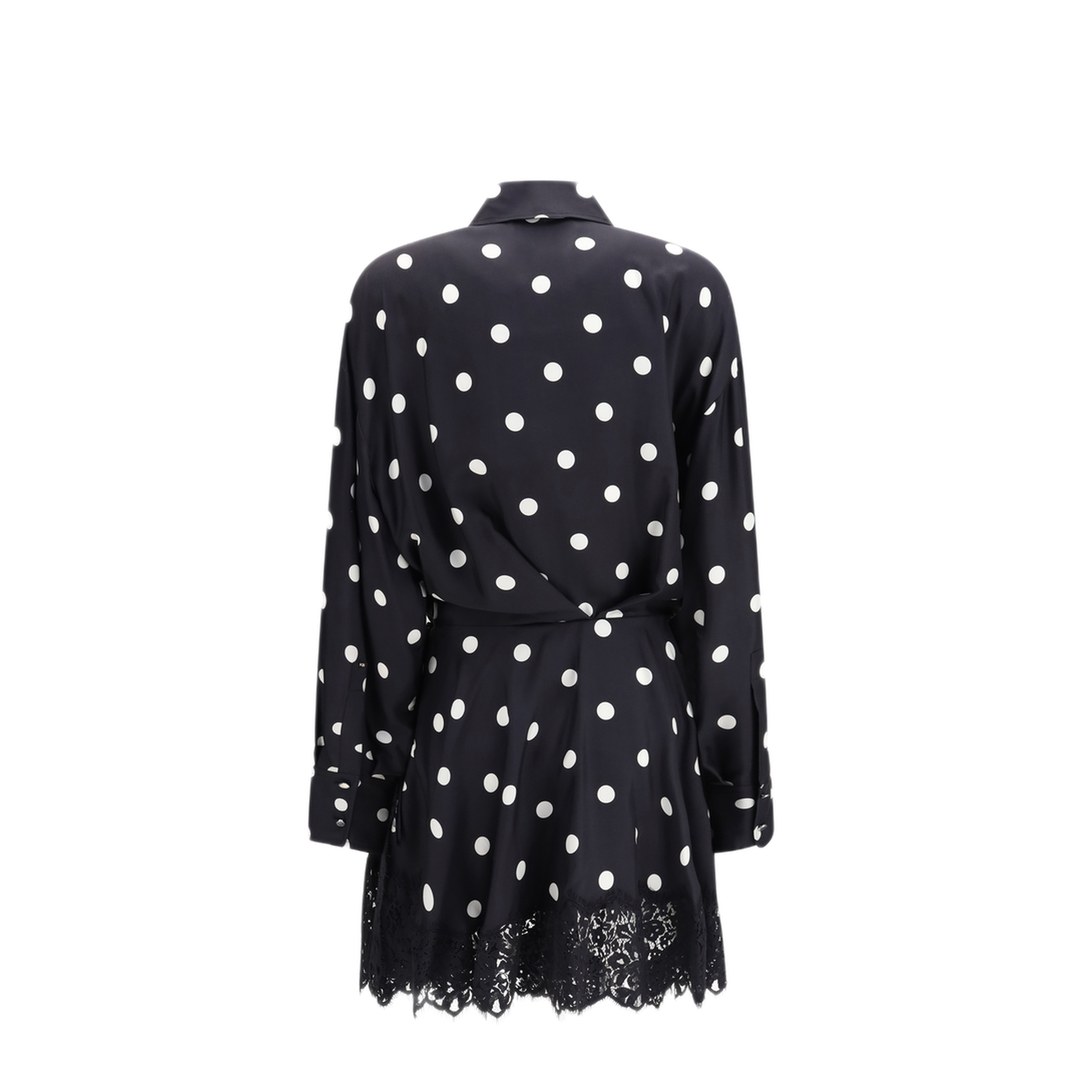 MAYFEYR -  - Polka Dot Lace Dress With Drawstring - 2612221022600003