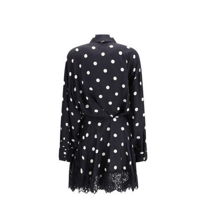 MAYFEYR -  - Polka Dot Lace Dress With Drawstring - 2612221022600003