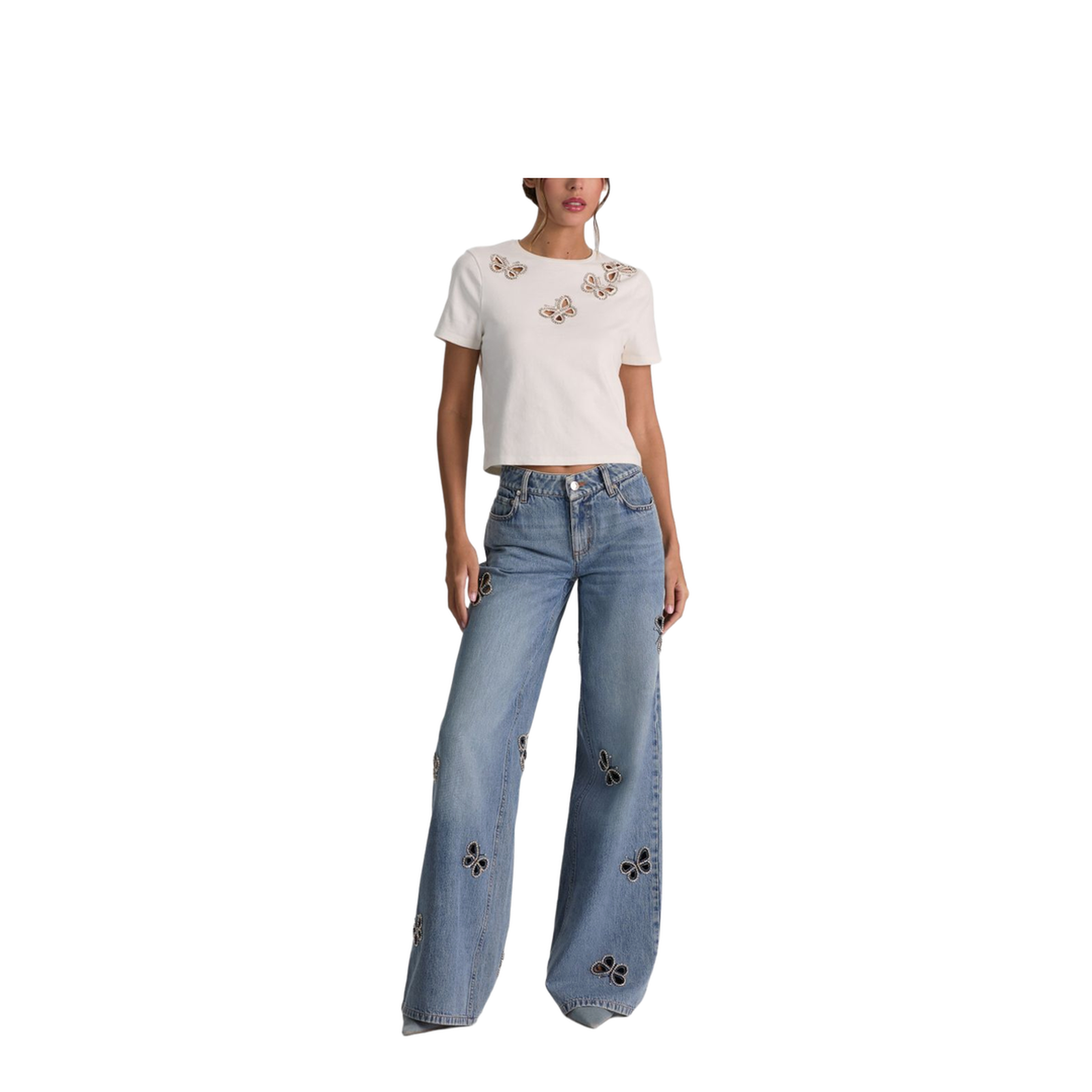 MAYFEYR - Alice + Olivia - Jeans Navy - CD606E38138R421