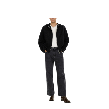 MAYFEYR - Our Legacy - Cardigan With Zip - M4243FBHBLACKHAIRYWOOL