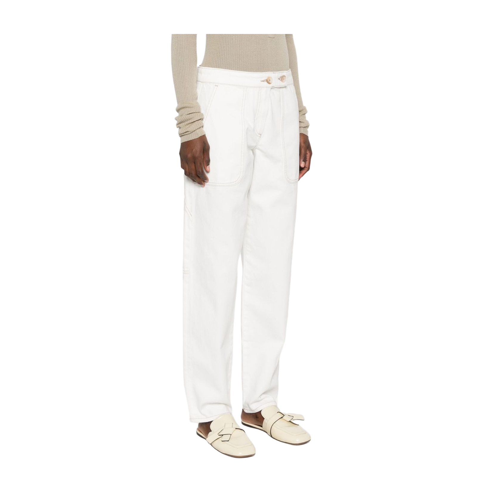 Emporio Armani Trousers White