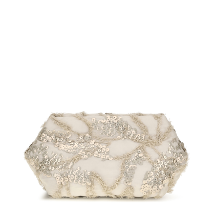MAYFEYR - Brunello Cucinelli - Embroidered Silk Organza Clutch - MBQID2432