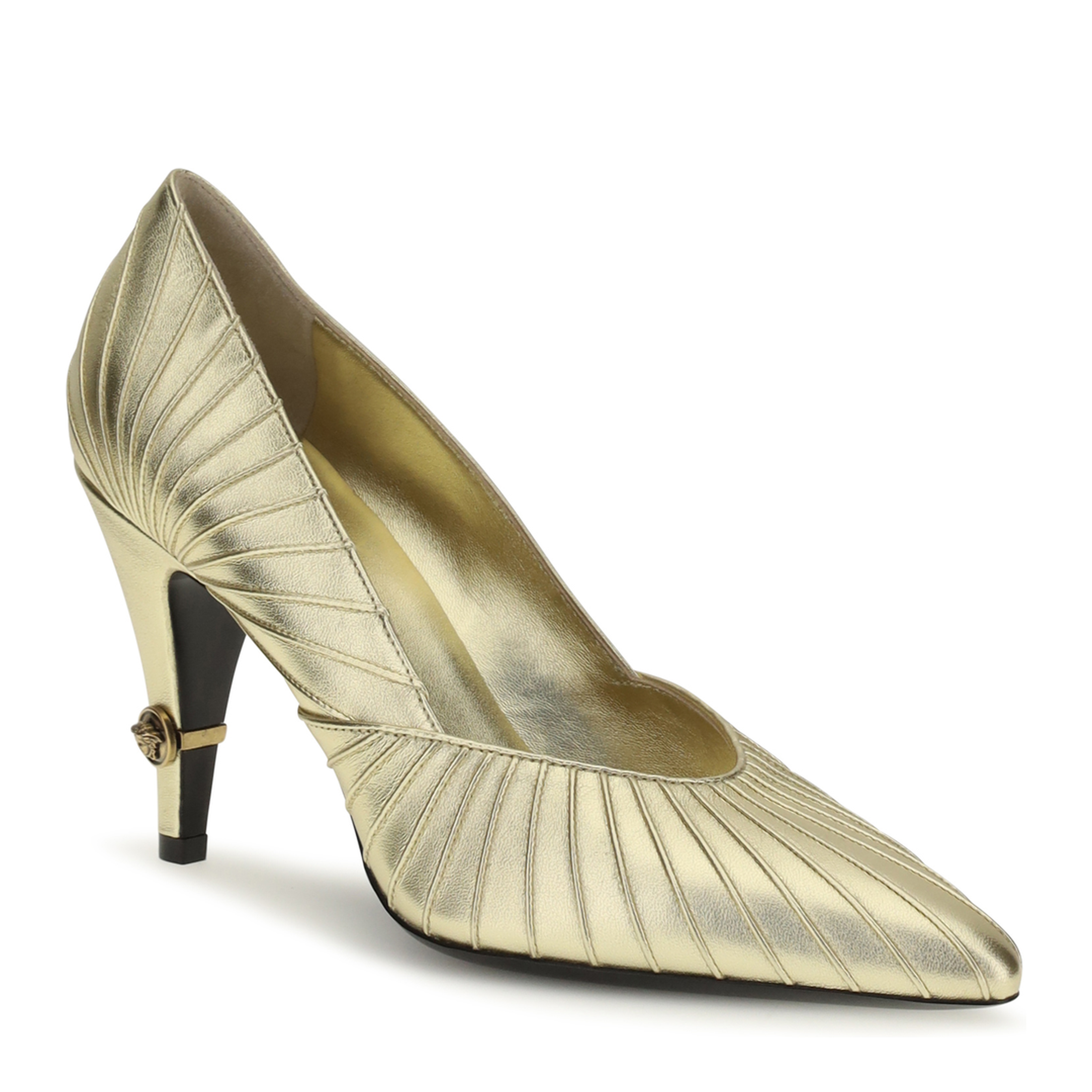 MAYFEYR - Versace - Metallic Leather Pumps - 10238371A185091X70J