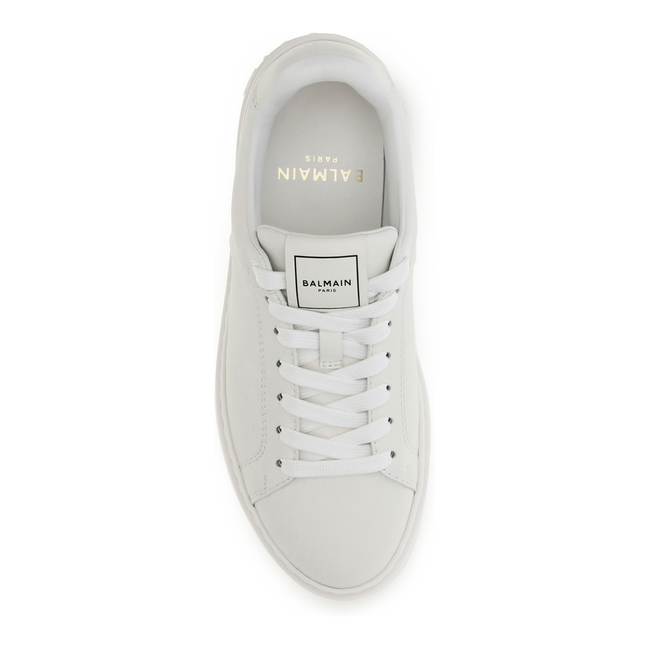 MAYFEYR - Balmain - B Court Leather Sneakers - HN1VI690LVTR0FA