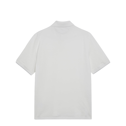 White Cotton Polo Shirt