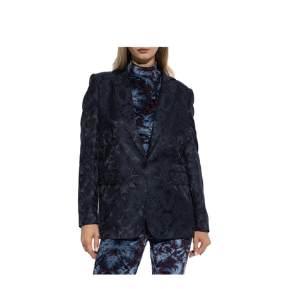 Silk-Blend Jacquard Jacket