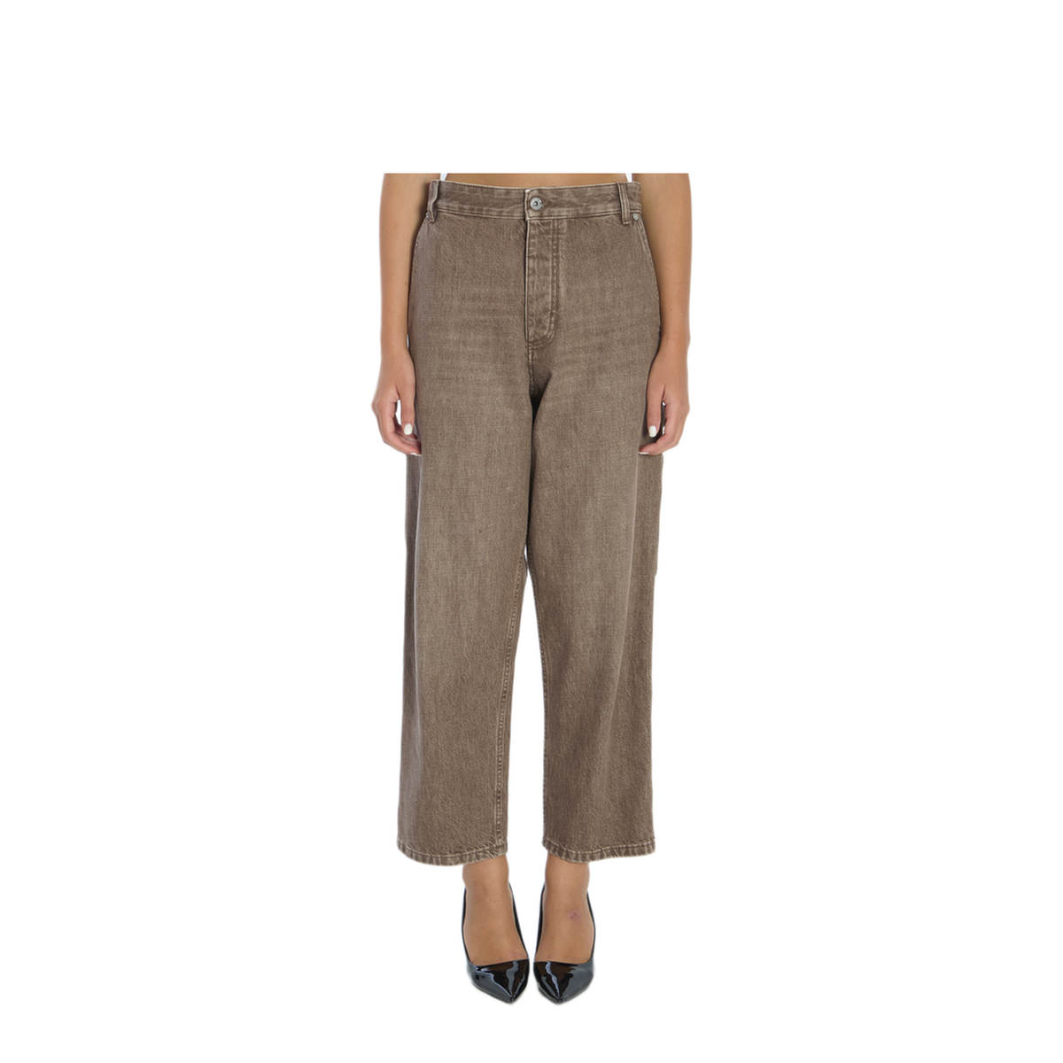 MAYFEYR - Bottega Veneta - Brown Cargo Jeans - 841022V4ZN02082