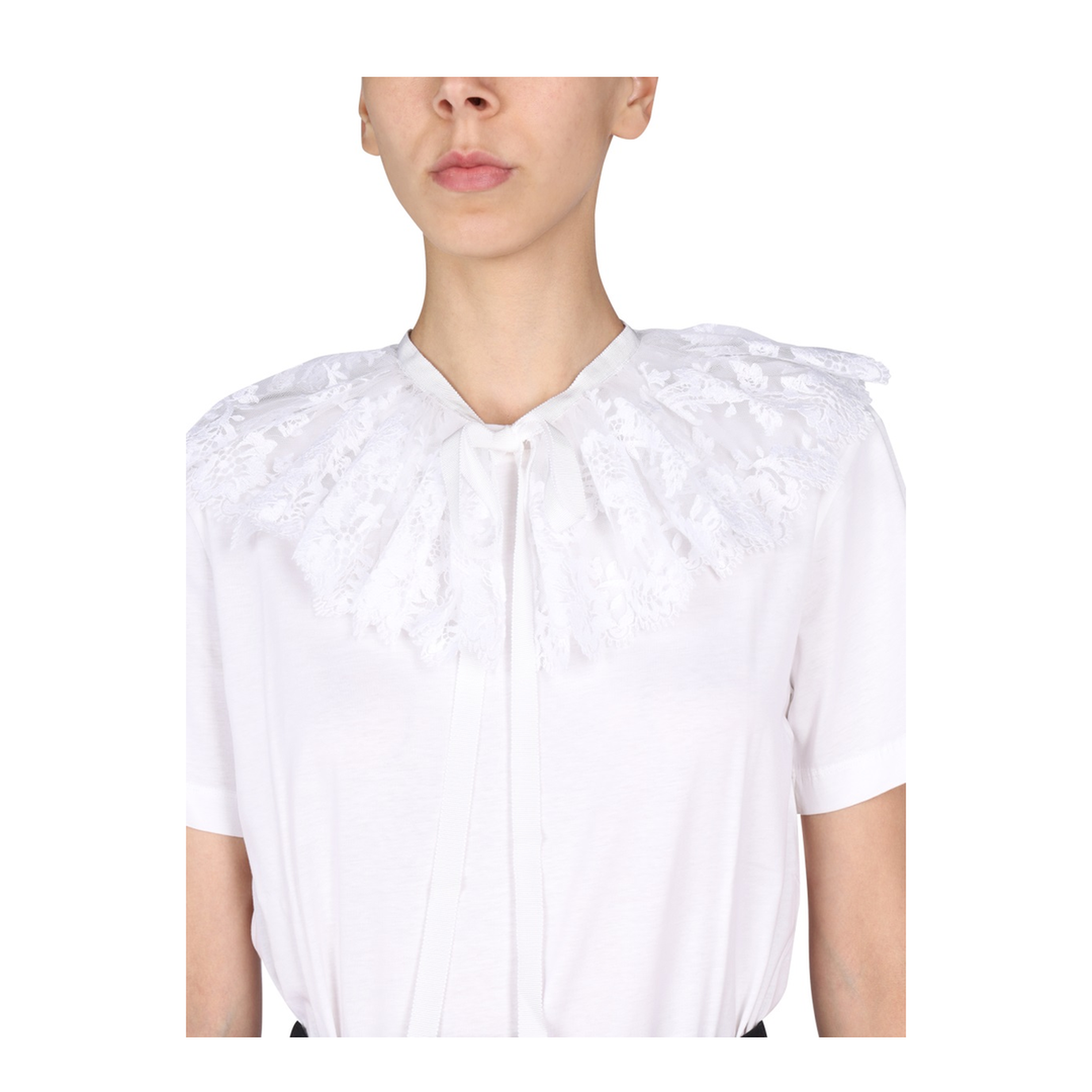 Lace Embroidery T-Shirt