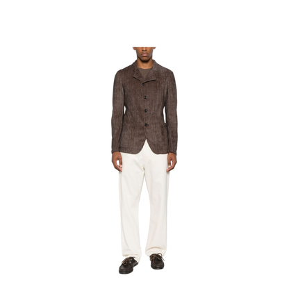 Single-Breasted Blazer Jacket