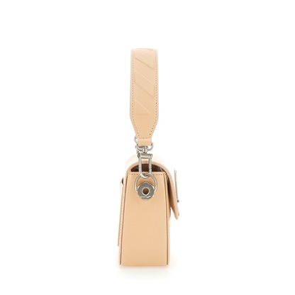 Binder Small Calf Leather Shoulder Bag - Peach Orange