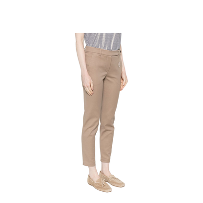 Women's Cotton Pants Brown