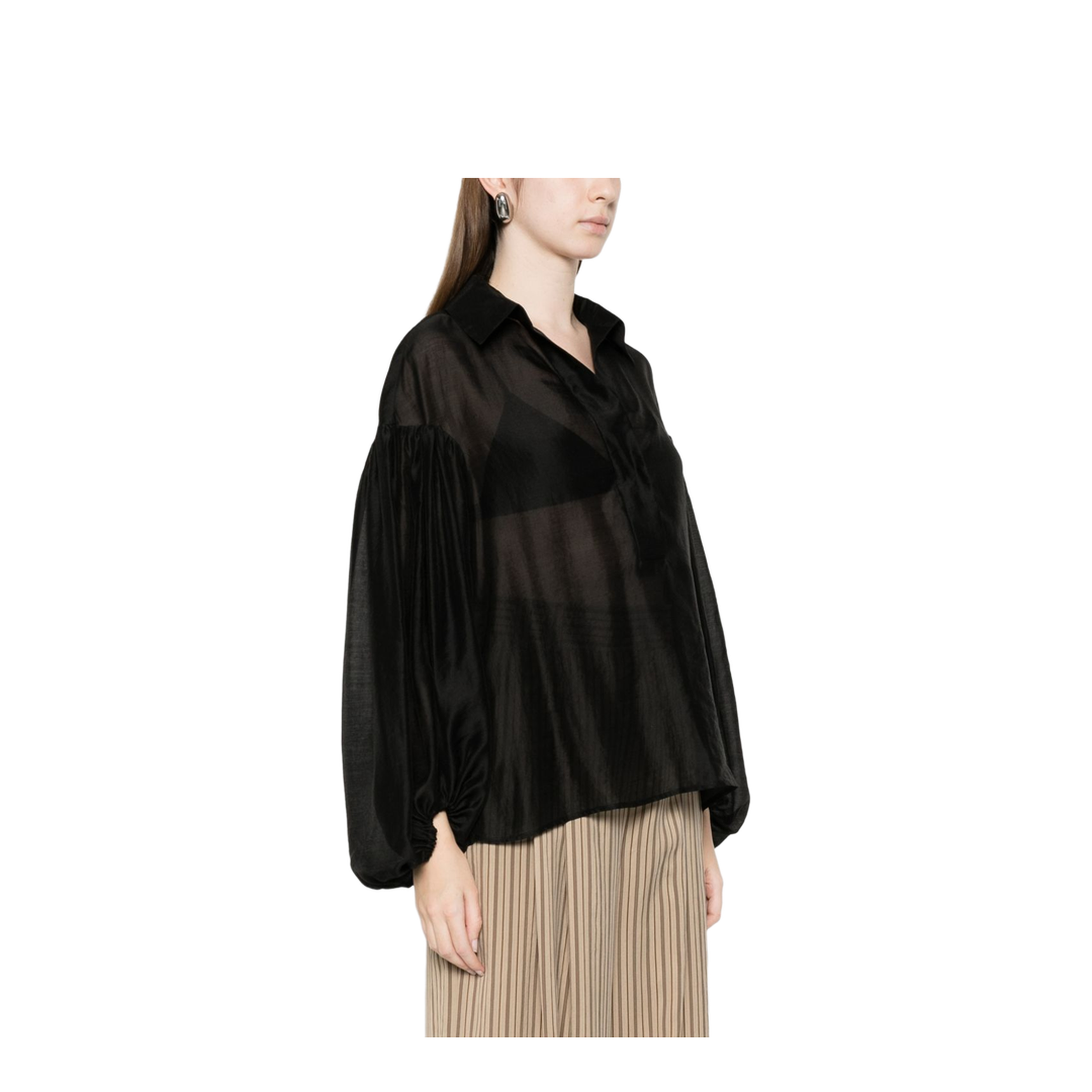 MAYFEYR - Trame Auree - Shirts Black - MIRTAP044U900