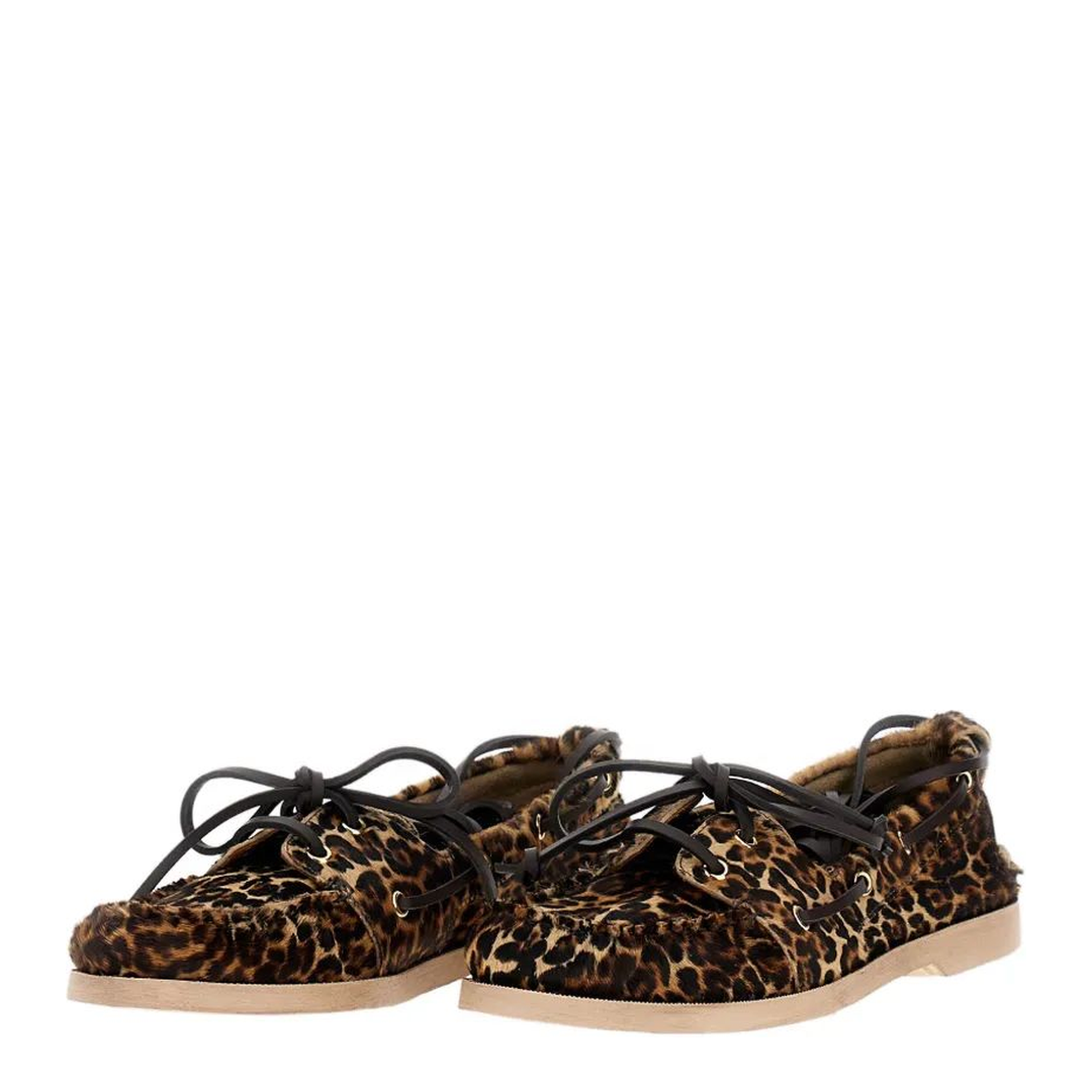 MAYFEYR - Golden Goose - Boat Mocassin Horsy Leopard Upper With Accessories - GWF00883F00761981487
