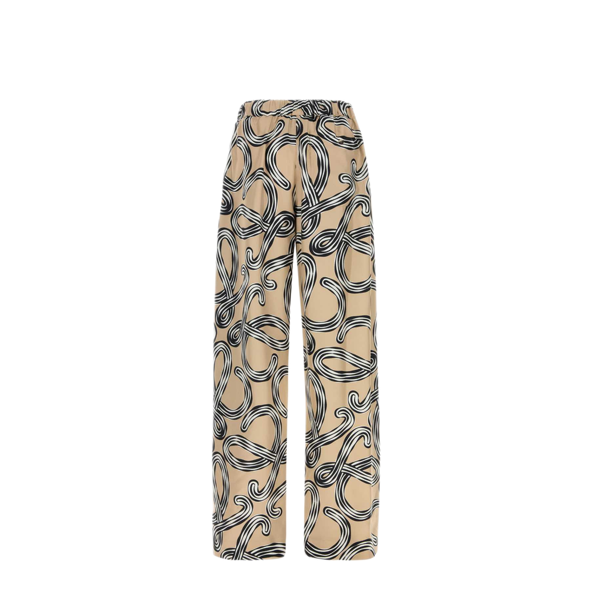 MAYFEYR - Loewe - Printed Silk Paula S Ibiza Pant - S616Y04XA5BEIGEBLACK