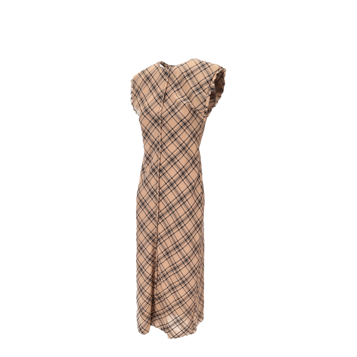 MAYFEYR - AMI - Long Dress With Raw Edge Details - FDR626WO0011288