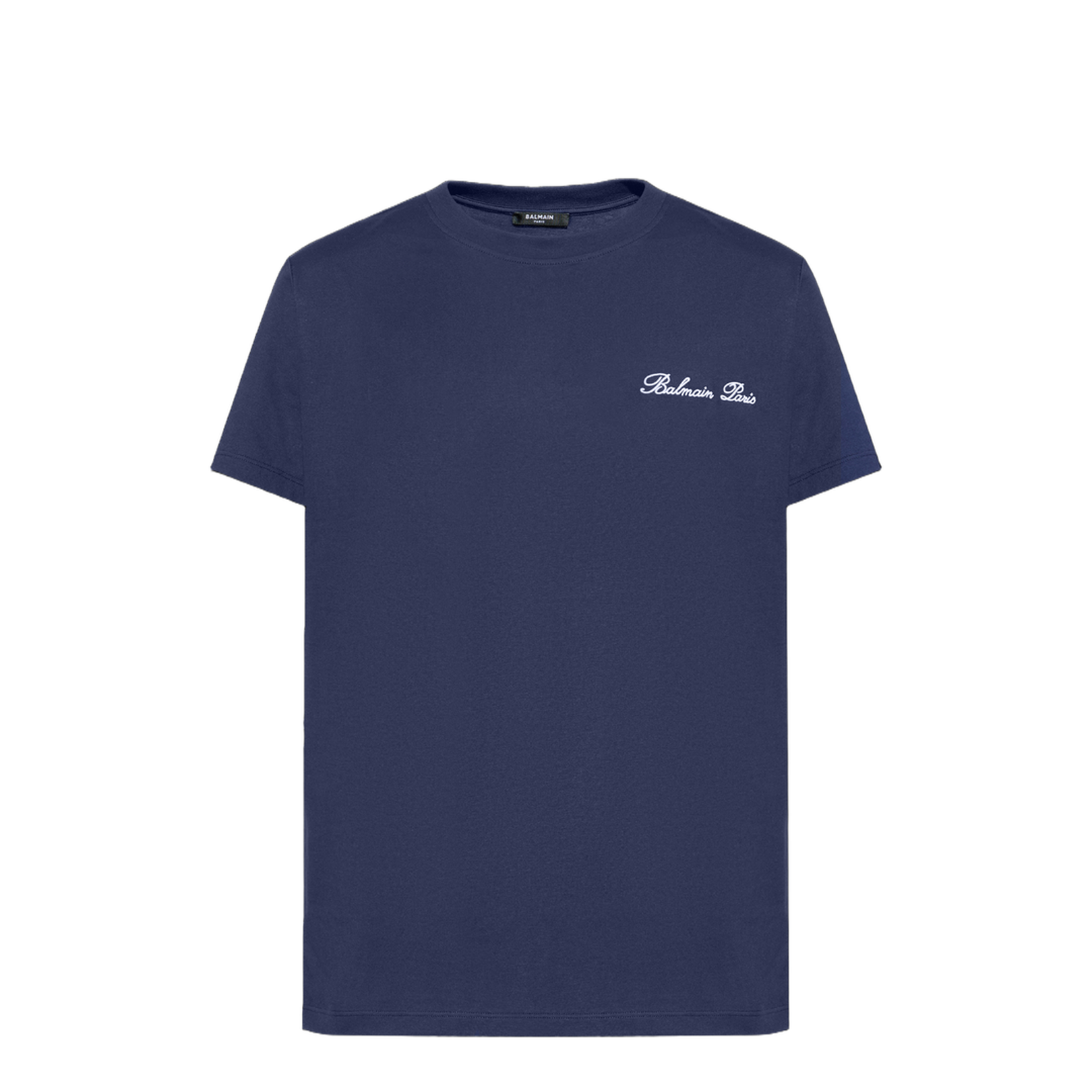 Marine Blue Embroidered Signature T-shirt