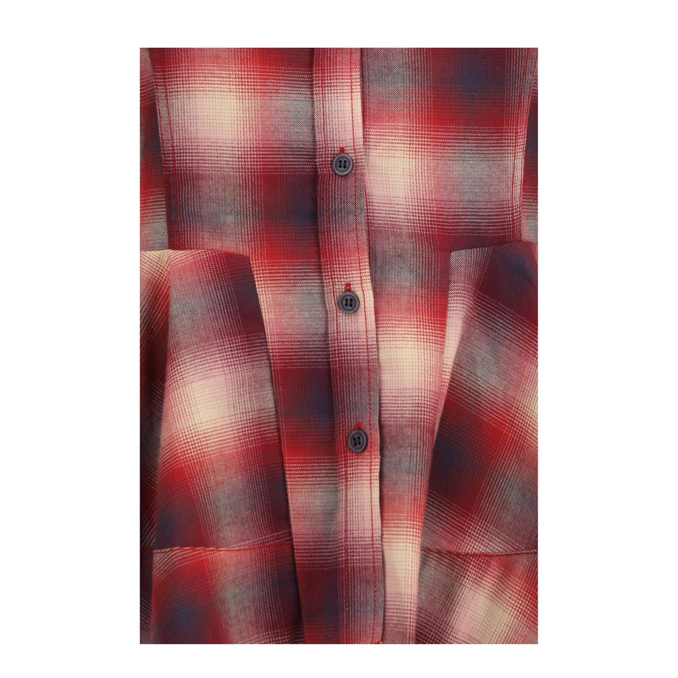 MAYFEYR - Ganni - Peplum Flannel Shirt - A1040414266
