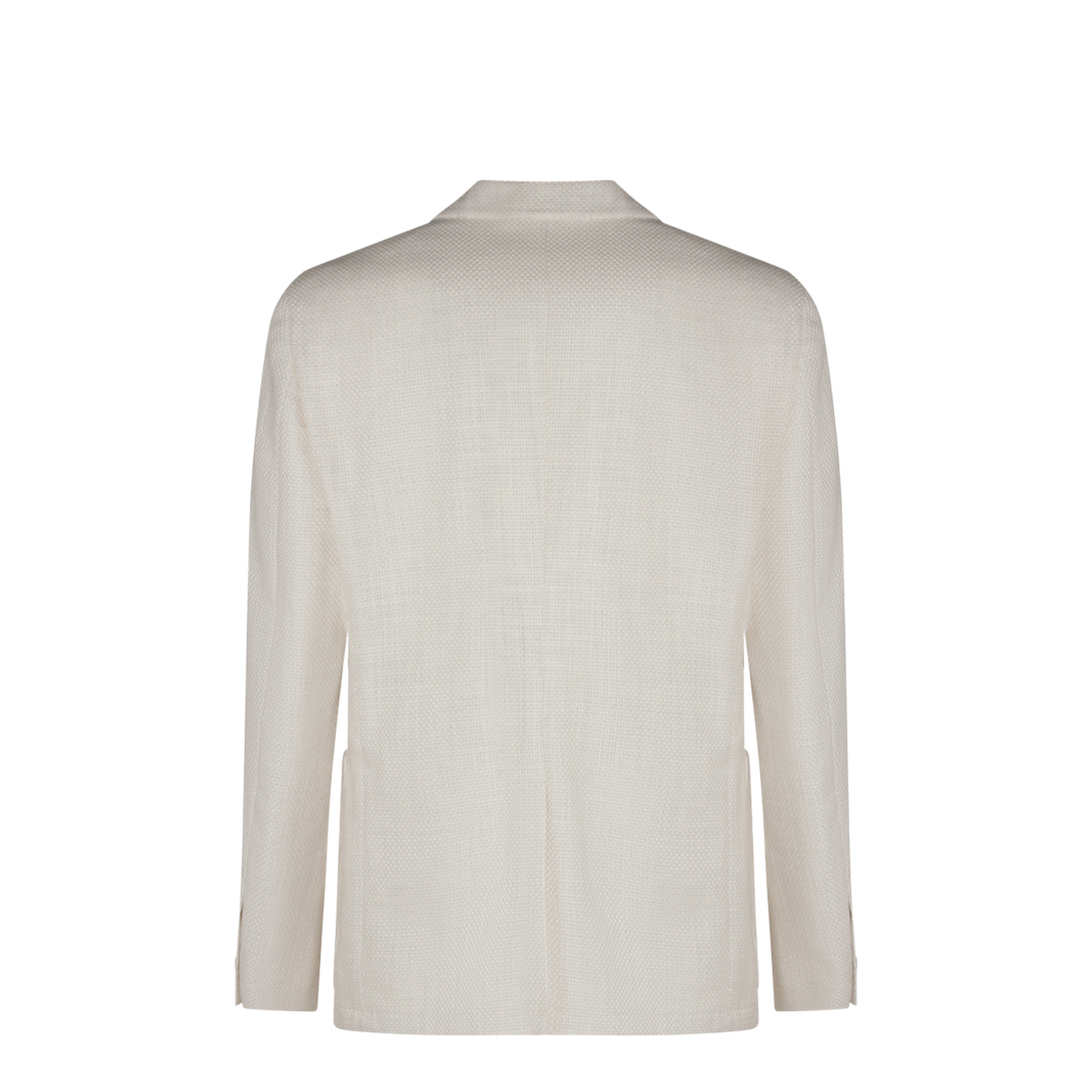 Single-Breasted Cotton-Blend Jacket