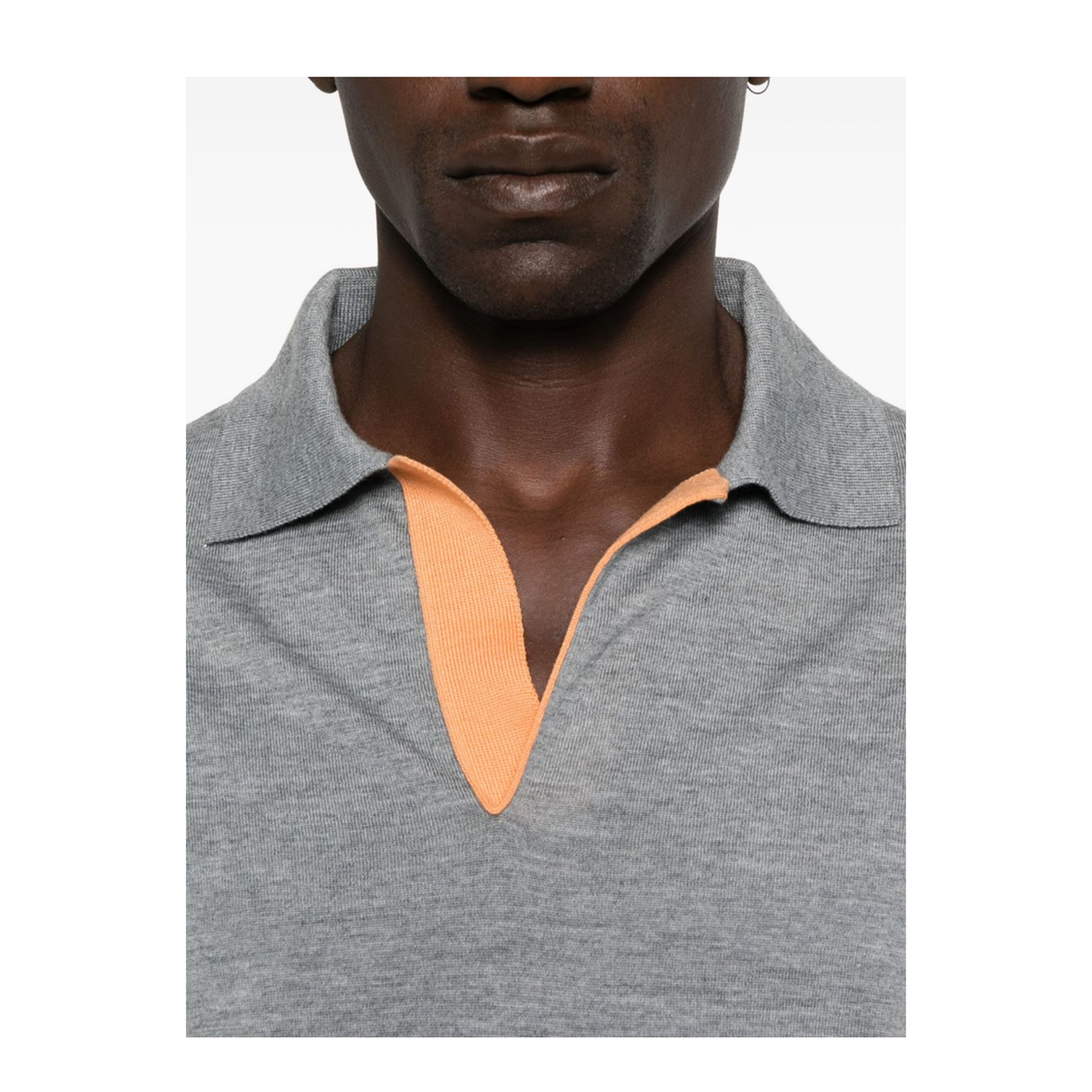 Hoodie in Wool Grey