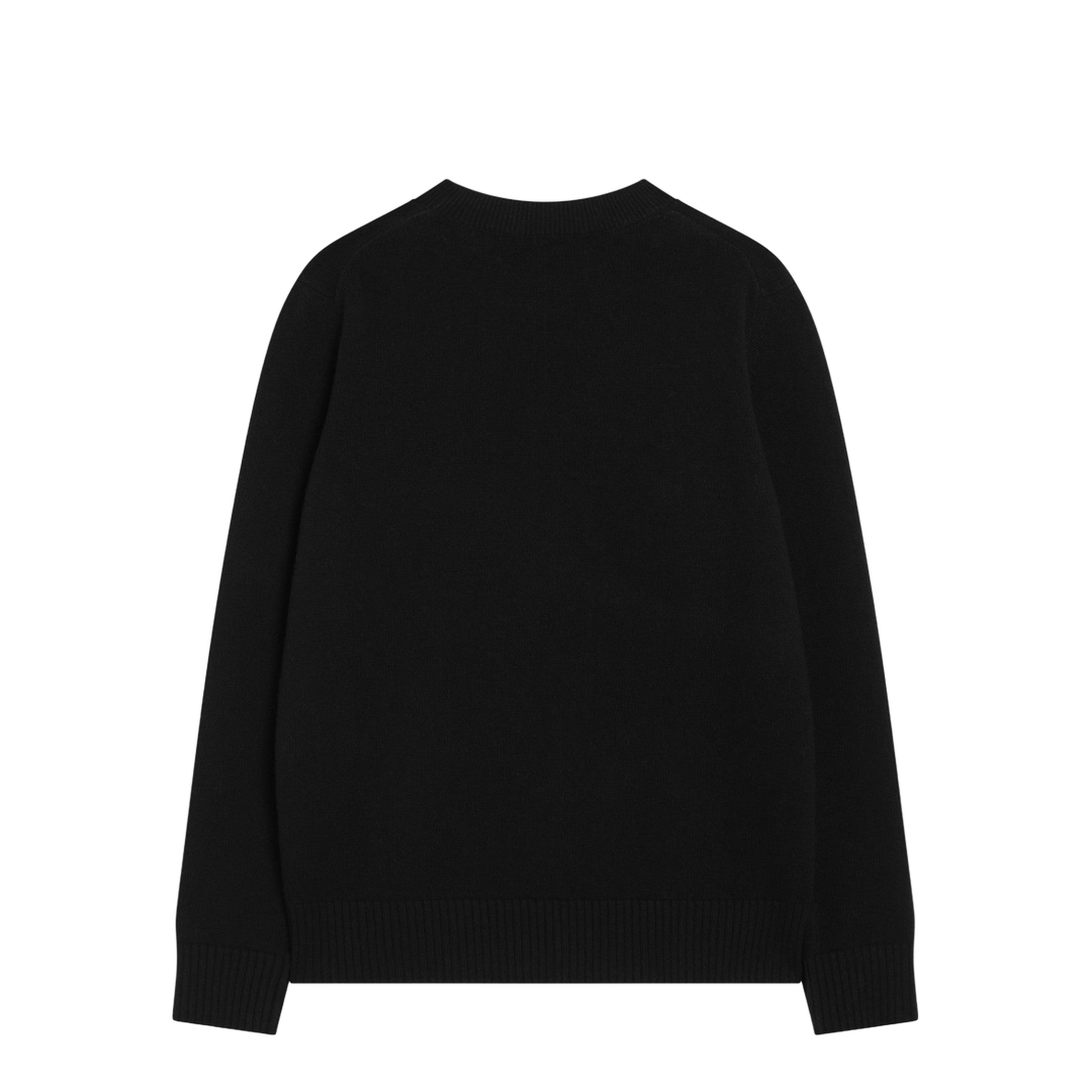 Black Wool and Cashmere Sweater