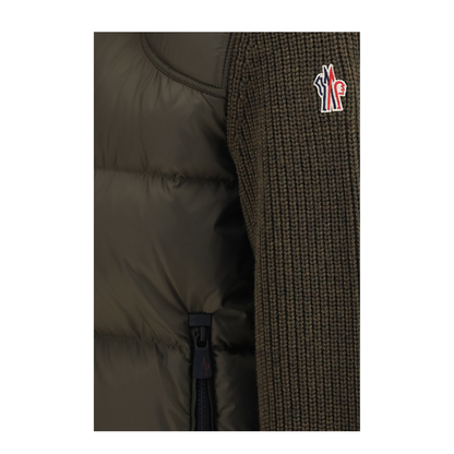 MAYFEYR - Moncler - Padded Wool Cardigan With Zip - L20979B00001M1131283