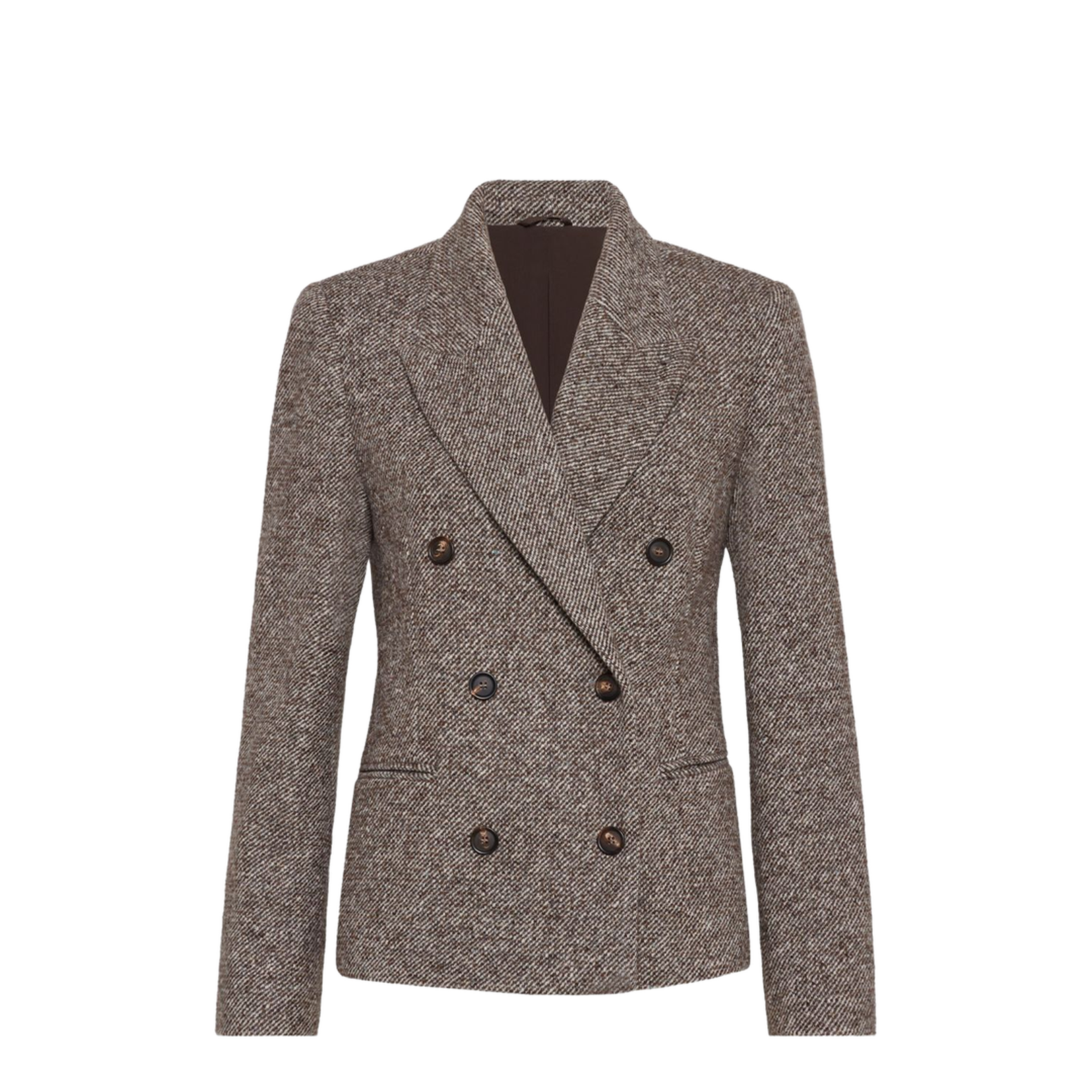 Double-breasted Silk Blend Blazer