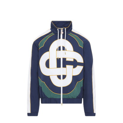 MAYFEYR - Casablanca - Applique Colourblock Windbreaker Jacket - MPF26JK51201NAVY