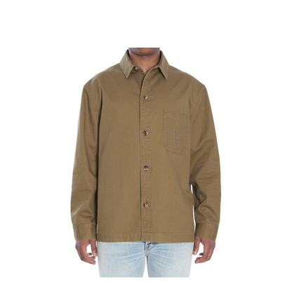 CASSANDRE Overshirt in Cotton Linen Gabardine