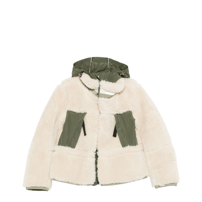 Fleece Texture Zip Fastening Jacket