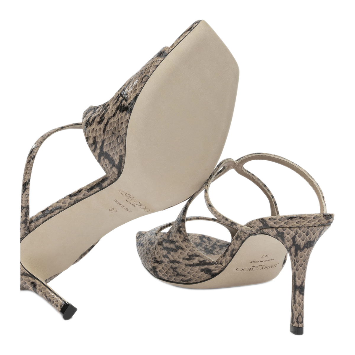 MAYFEYR - Jimmy Choo - Anise 75Mm Heeled Sandals - ANISE75GNZCHAI