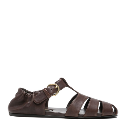 MAYFEYR - Miu Miu - Sandals Brown - 5E395EEFXF0NBL