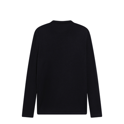 MAYFEYR - Prada - Blue Wool Sweater With Re-Nylon Pocket - UMB049WMO1W4XF0008