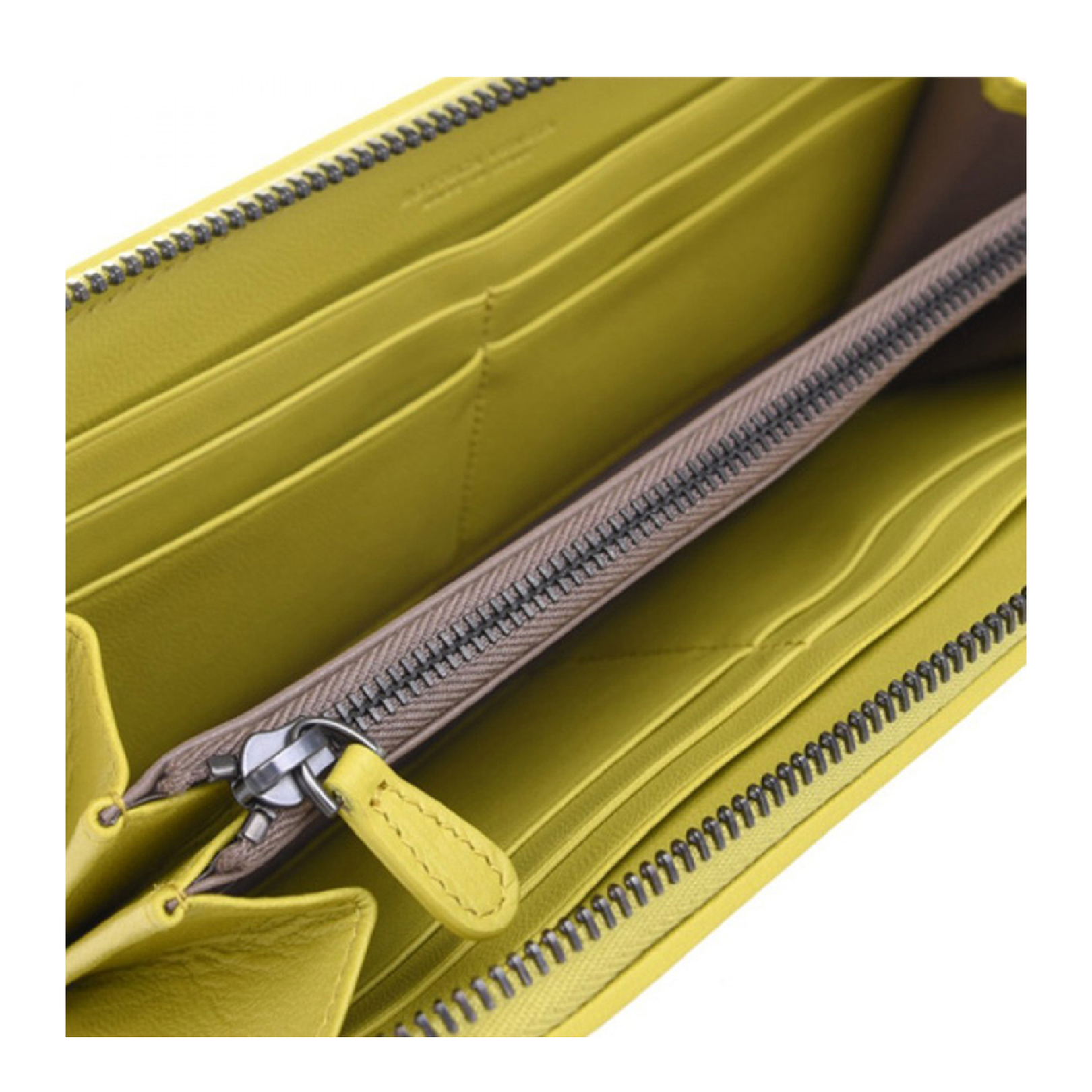 Long Wallet Intrecciato Round Zipper
