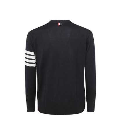4-Bar Stripe Sustainable V-Neck Cardigan
