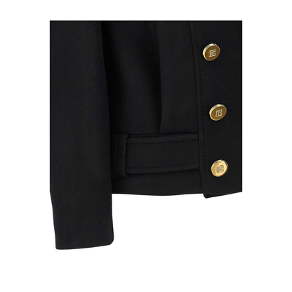 Double-breasted Coat Black