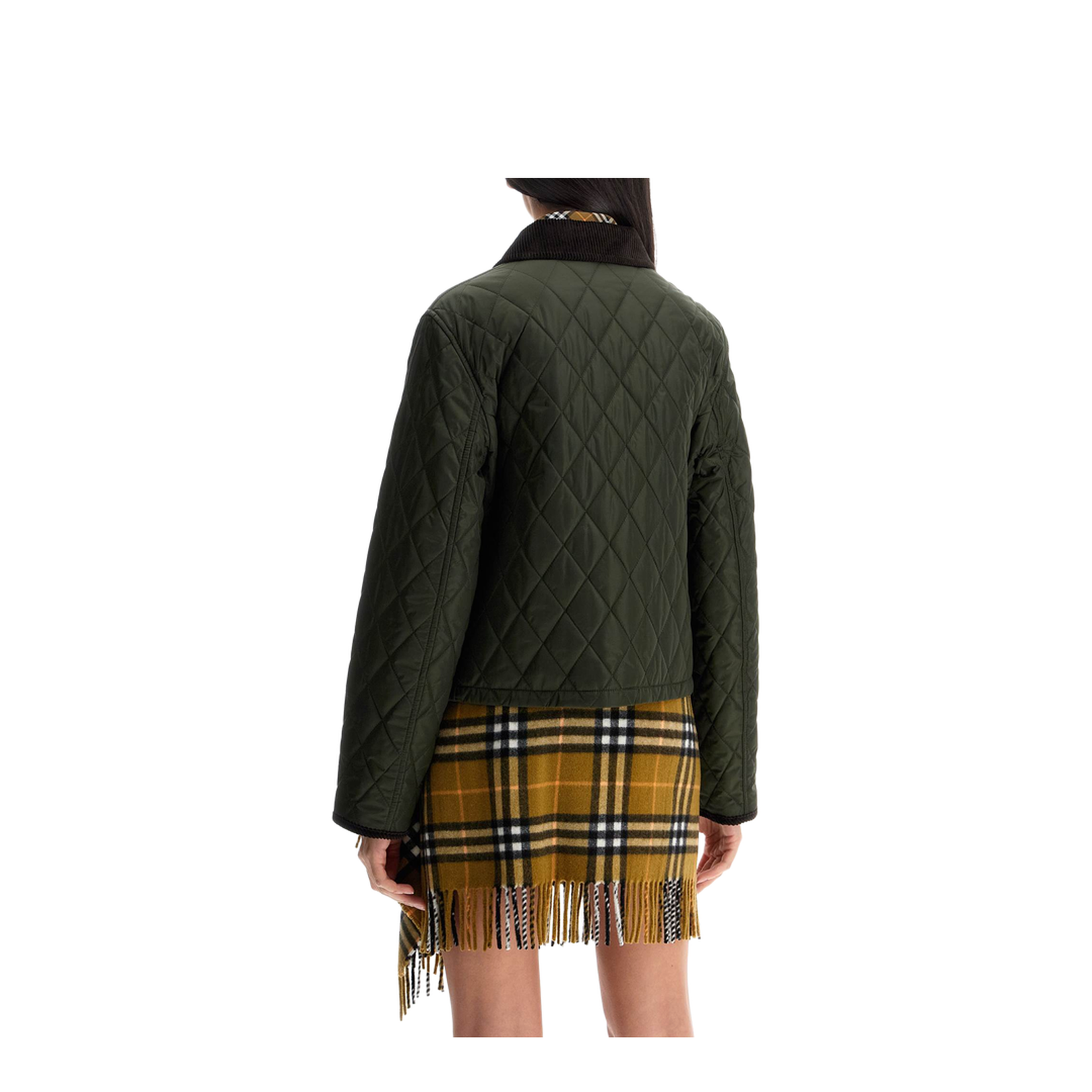 Cropped Quilted Jacket
