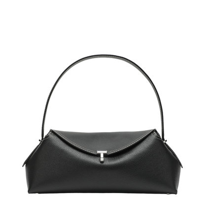 MAYFEYR - Toteme - T-Lock Bag In Black Grained Leather - 261-WAL0127LE0030001