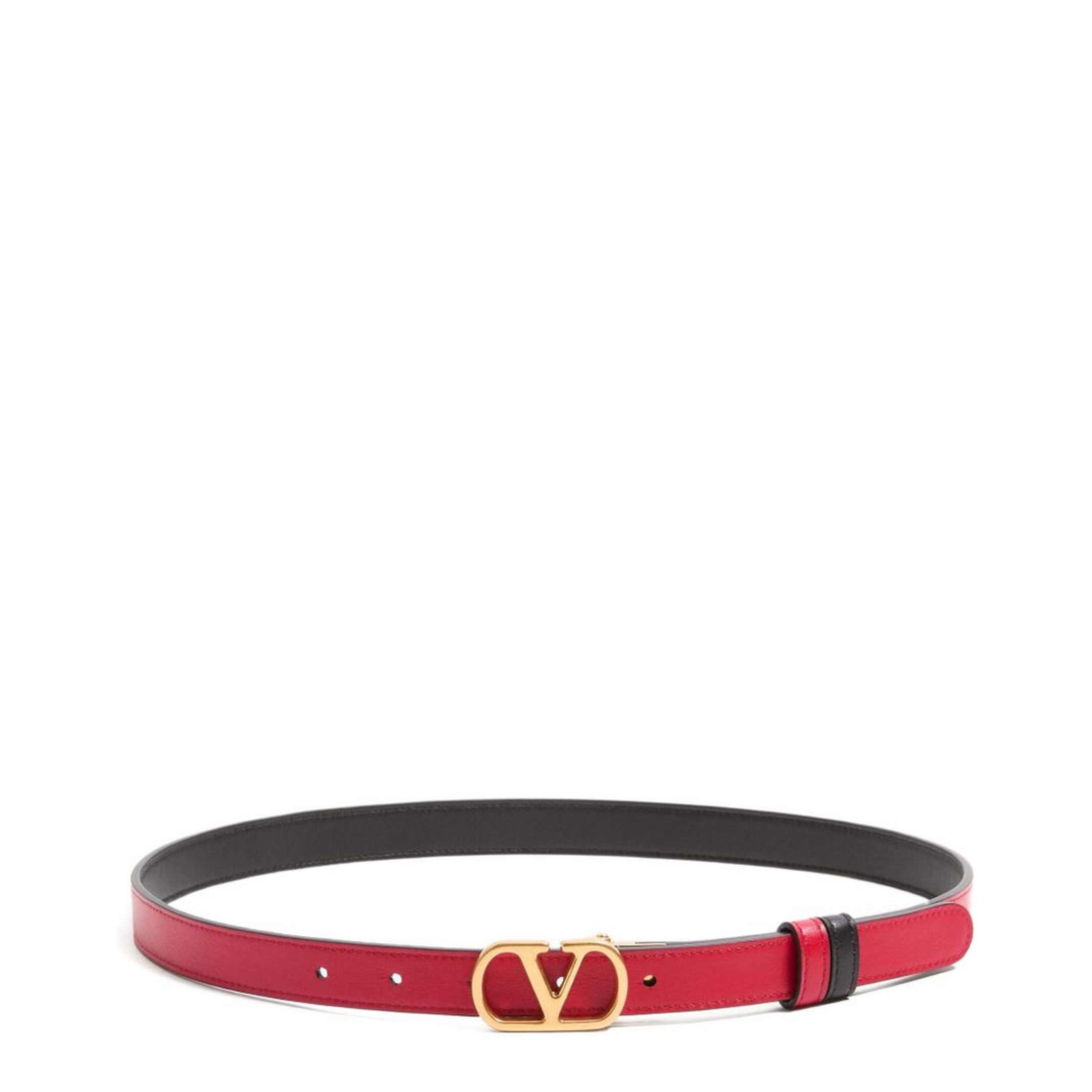 MAYFEYR - Valentino - Vlogo Signature Leather Belt - WT0SU8IYR0SM