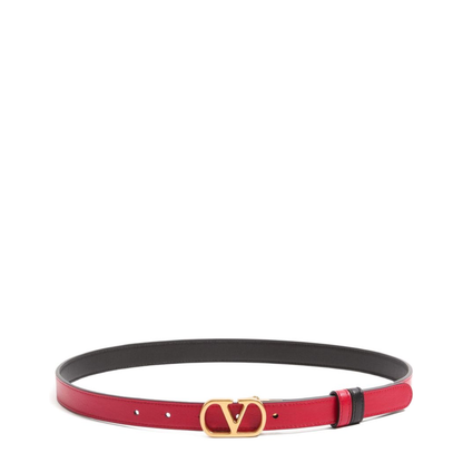 MAYFEYR - Valentino - Vlogo Signature Leather Belt - WT0SU8IYR0SM
