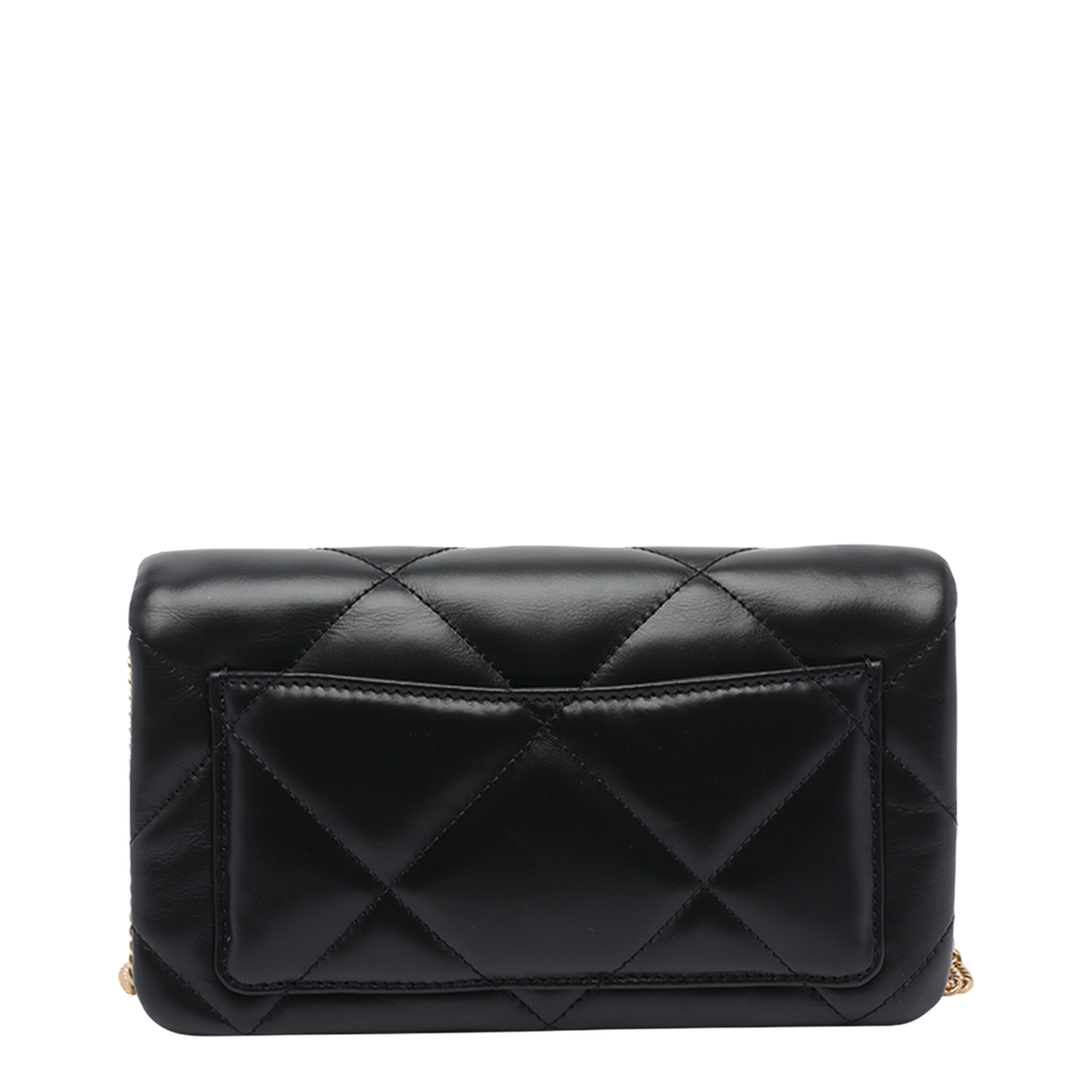 Kira Charm Diamond Quilt Chain Wallet Bag