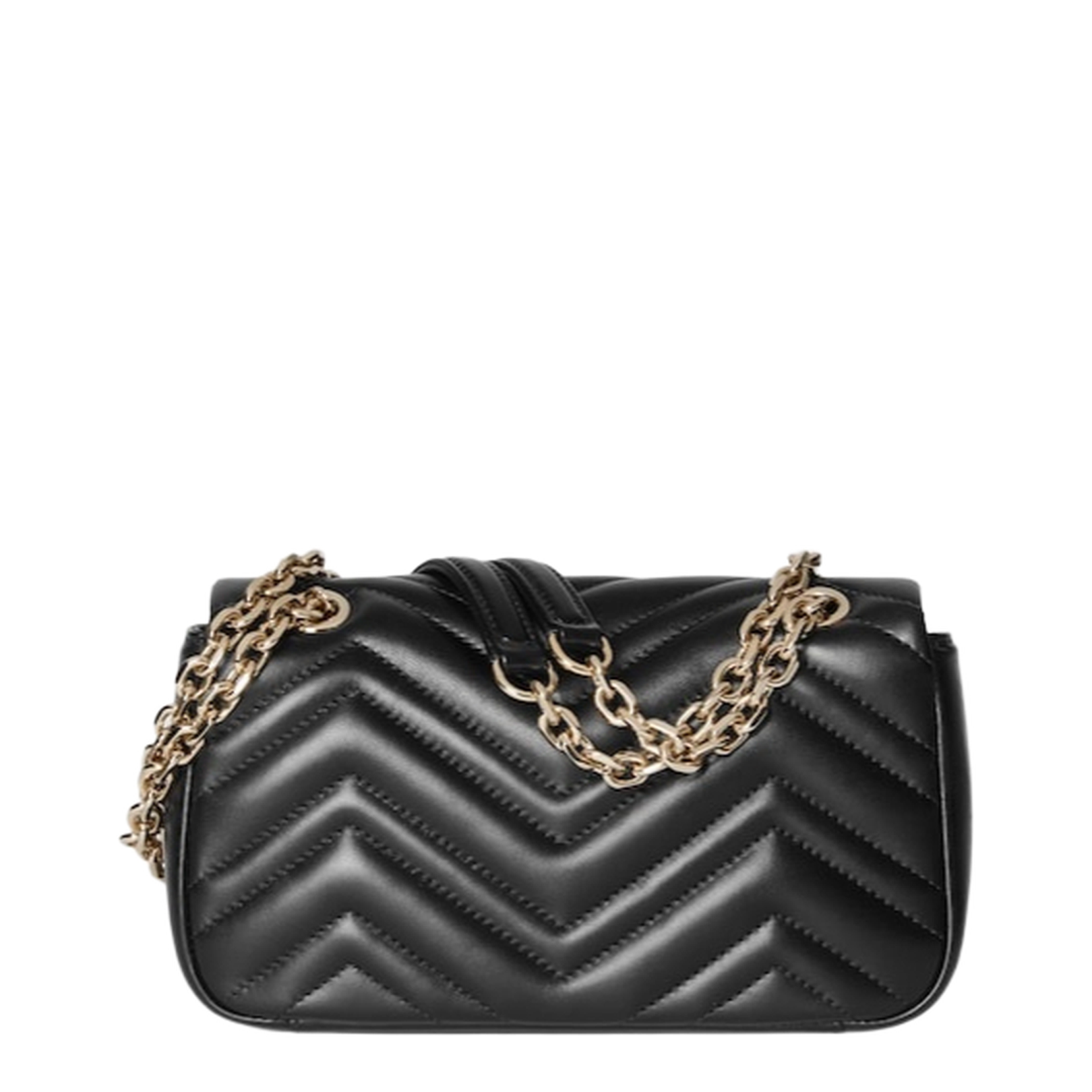 Small Shoulder Bag in Black Leather