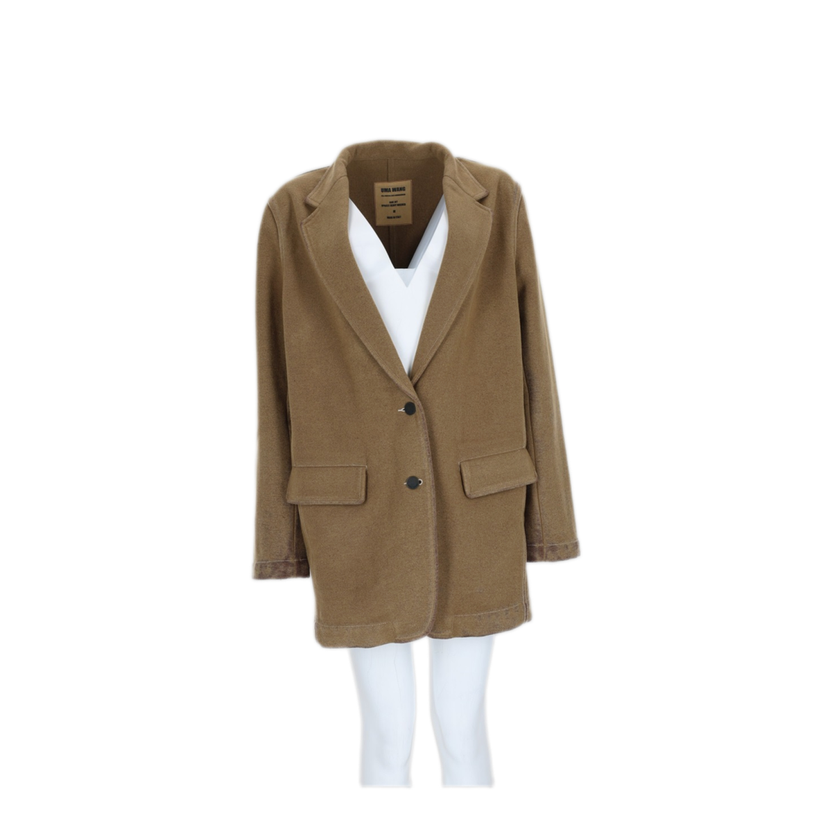MAYFEYR - Uma Wang - Beige Wool Jacket - UP6032UW200