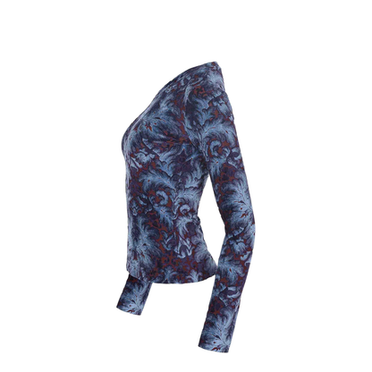 CHENILLE JACQUARD TOP