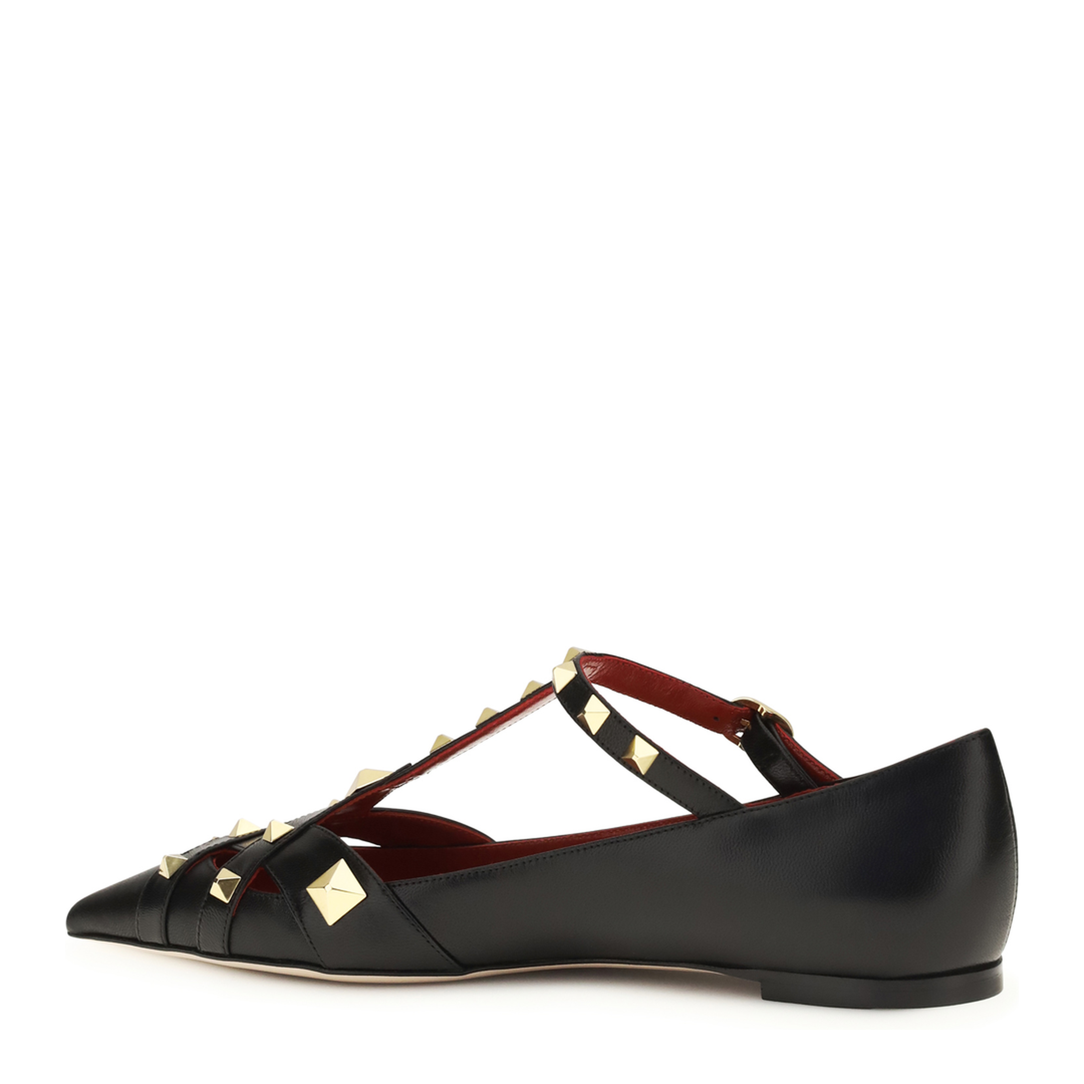 MAYFEYR - Valentino - Studdy Ballerinas In Kidskin - 9W2S0PQ9JYW0NO